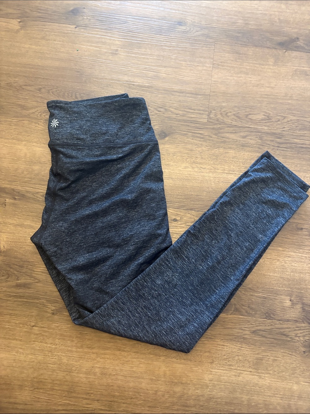 Athleta Dark Gray Heather High-Waist leggings